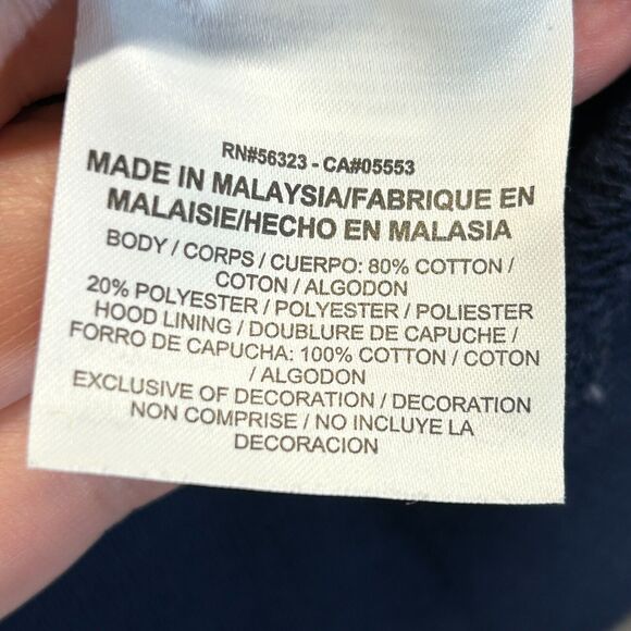 Michigan Wolverines Nike Hoodie Women's Medium Cowl Neck Pullover Navy - Picture 8 of 12